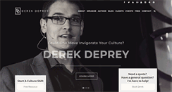 Desktop Screenshot of derekdeprey.com